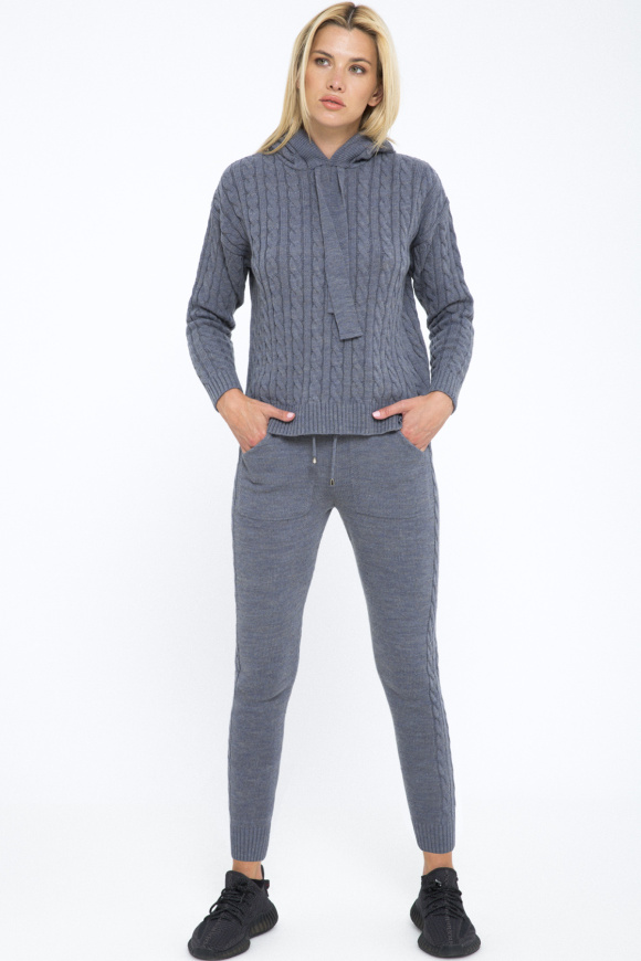 Knit jogging trousers