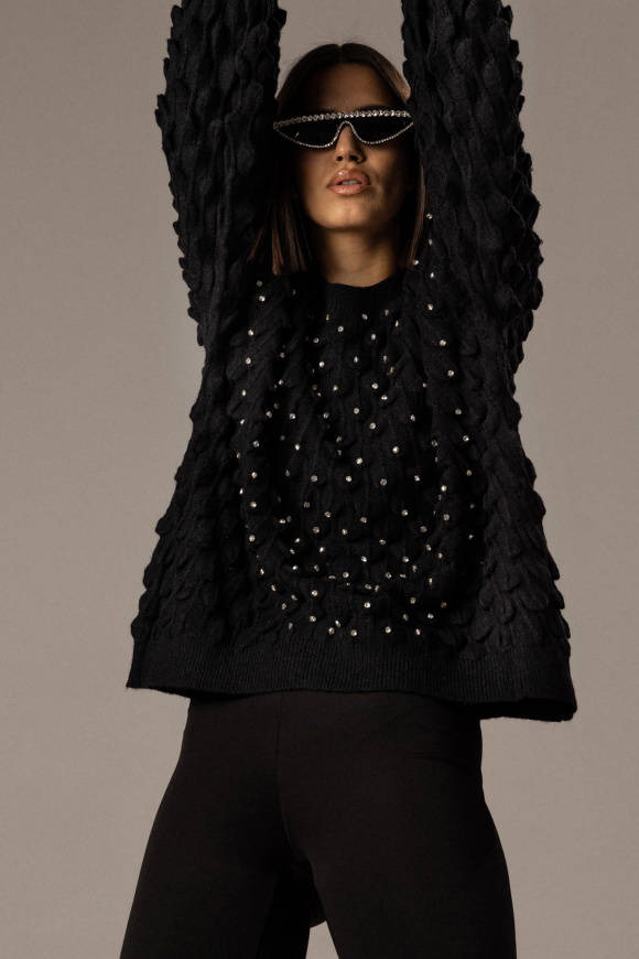 Embellished sweater