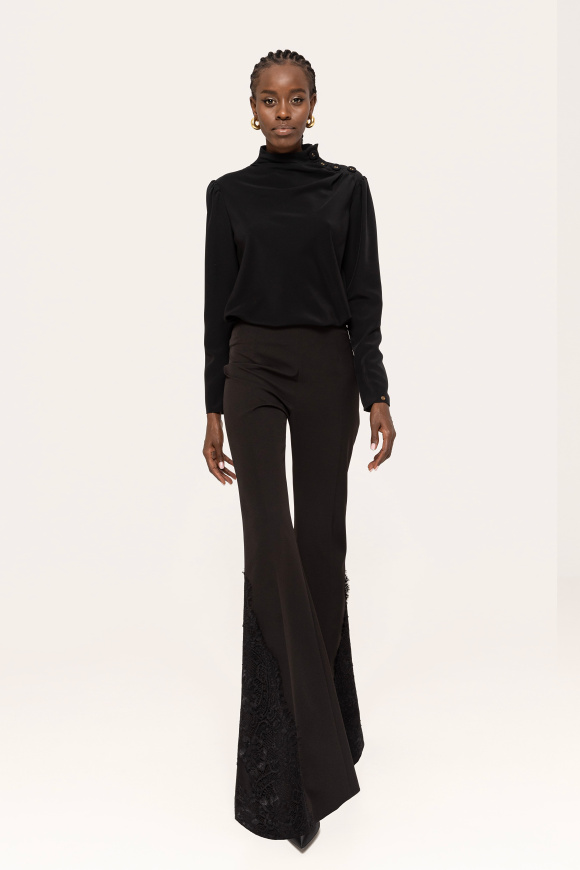 High-neck top