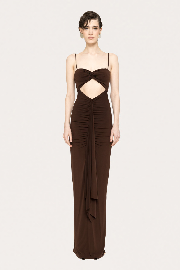 Rochie elastica cu decupaje