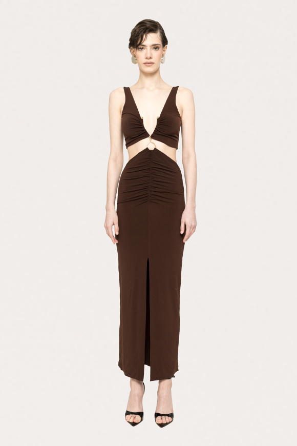 Rochie elastica cu decupaje