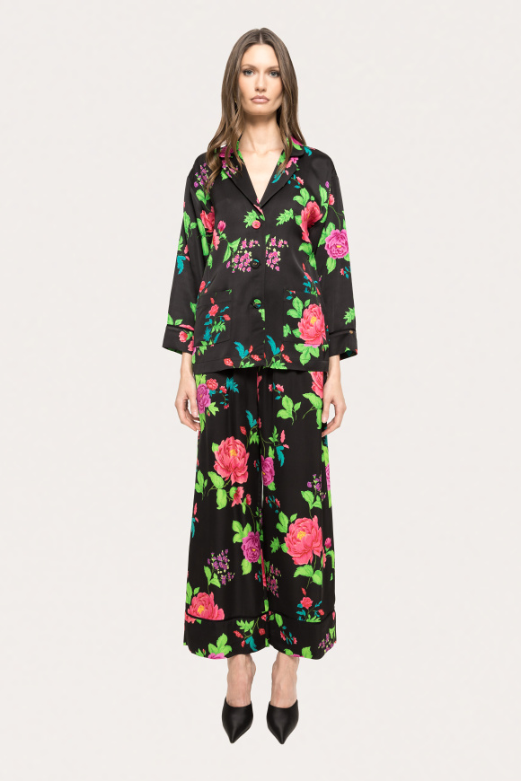 Printed viscose shirt