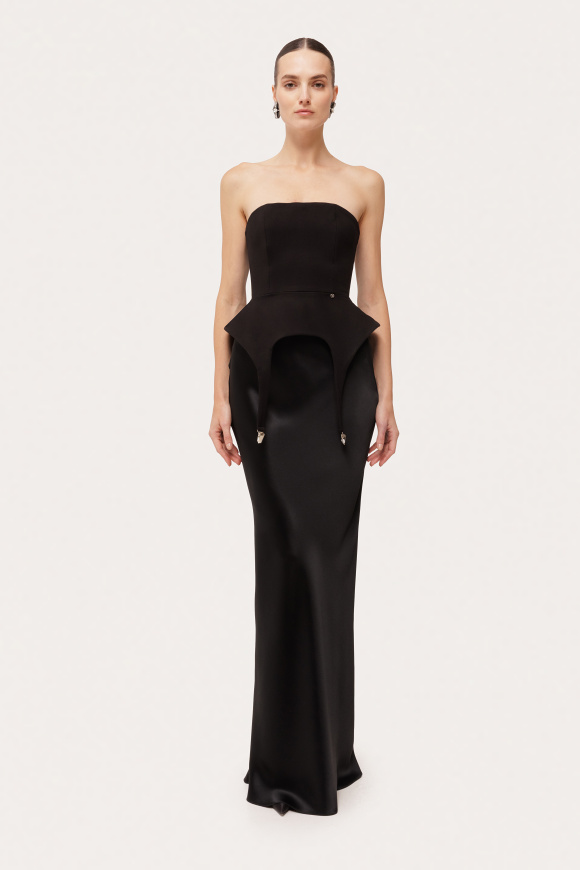 Fitted corset-style top