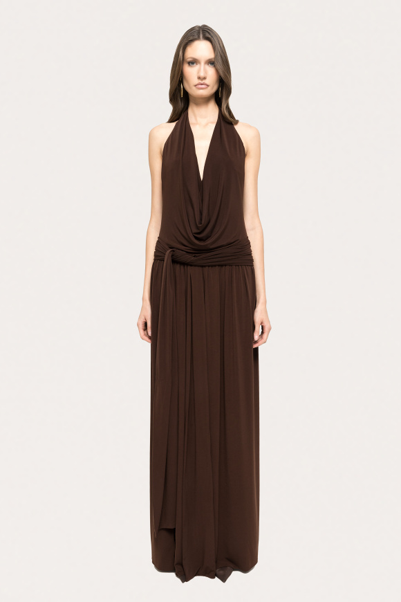 Backless maxi dress