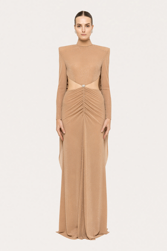 Backless maxi dress