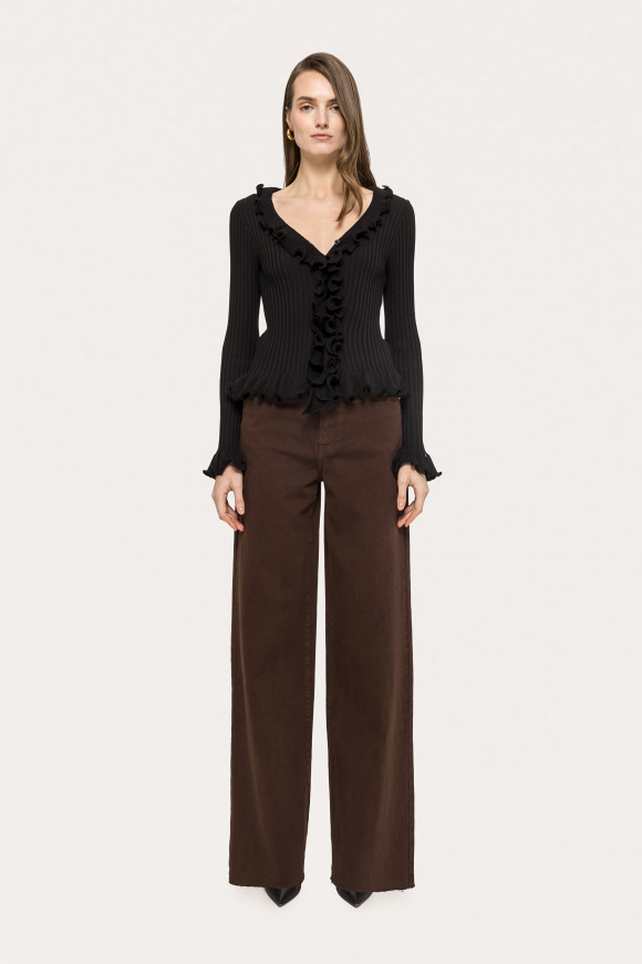 High-rise wide-leg jeans