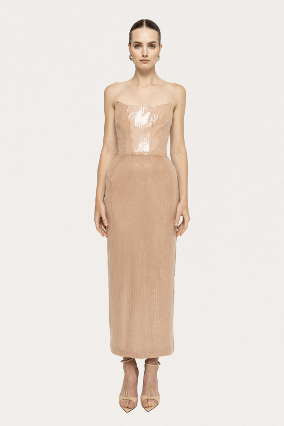 Sequined midi dress