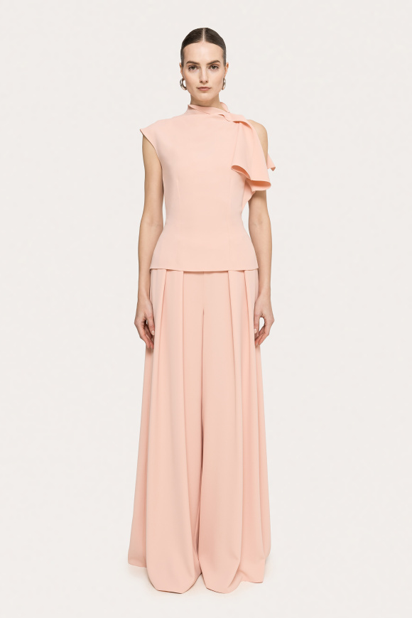 High-rise pallazo pants