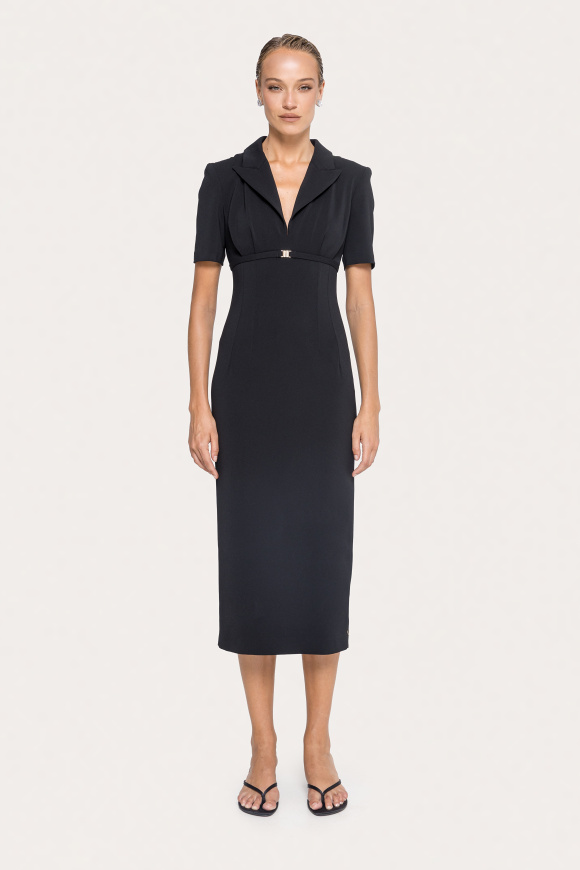 Fitted midi dress
