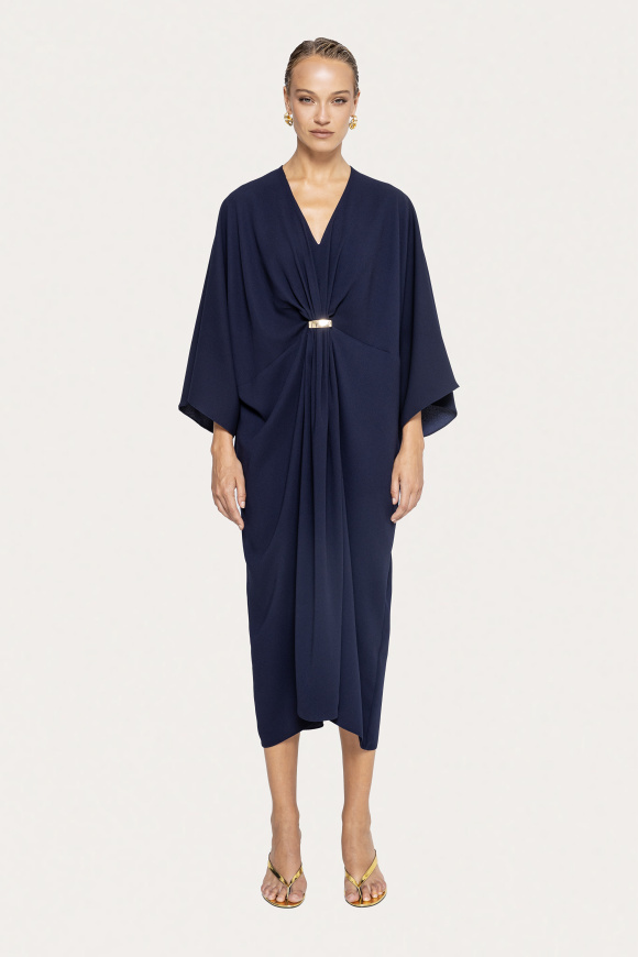 Relaxed-fit V-neck dress