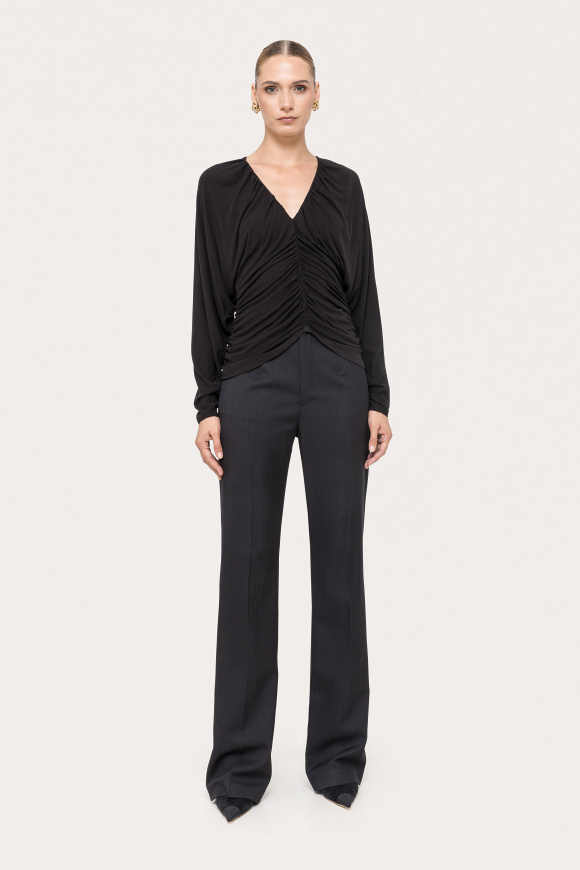 Draped TENCEL™ and wool top