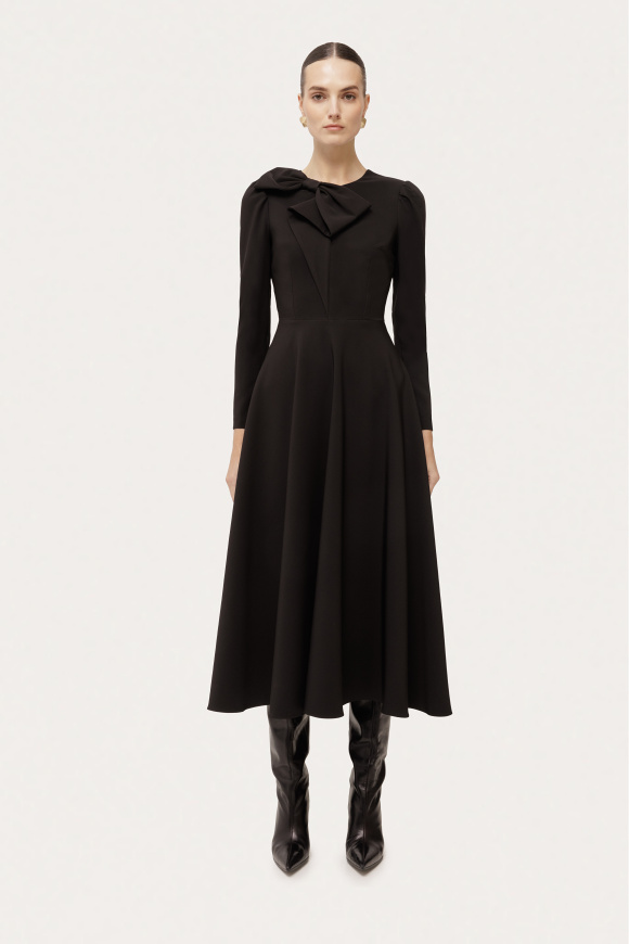 A-line midi dress