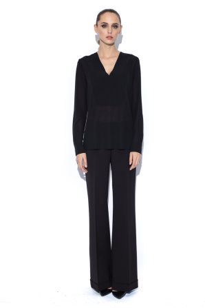 V-neckline top