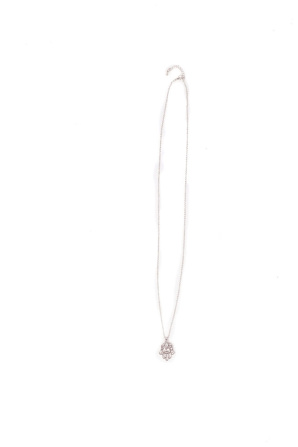 Silver necklace with symbol