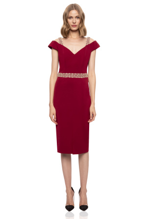Embroidered details dress