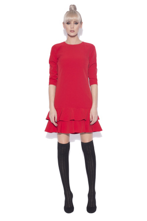 Ruffled day dress