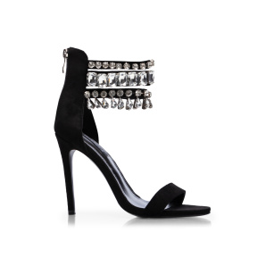 Crystal embellished sandals