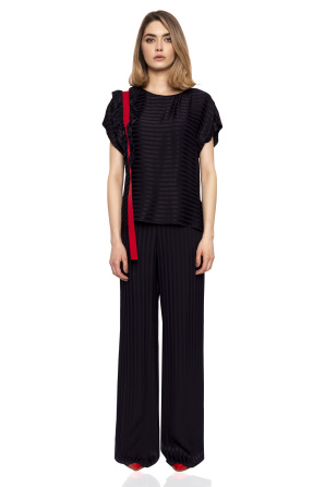 Viscose flared pants