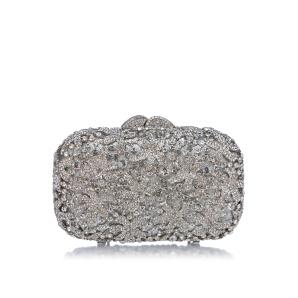 Jewellery embellished clutch