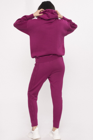 Knit jogging trousers
