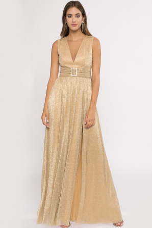 Embellished maxi dress