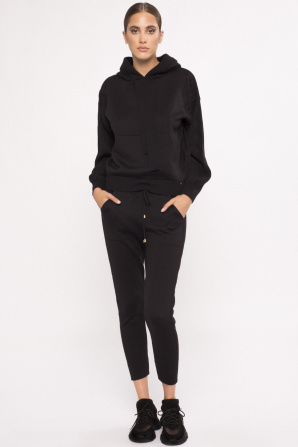 Knit jogging trousers
