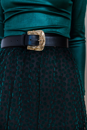 Polka-dots tulle skirt
