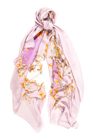 Printed silk scarf