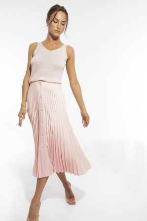V-neck viscose top