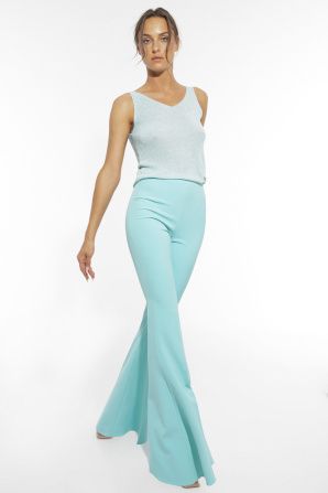 V-neck viscose top