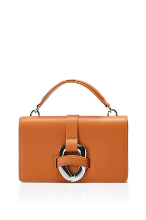 Leather shoulder bag