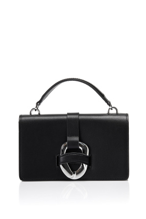 Leather shoulder bag