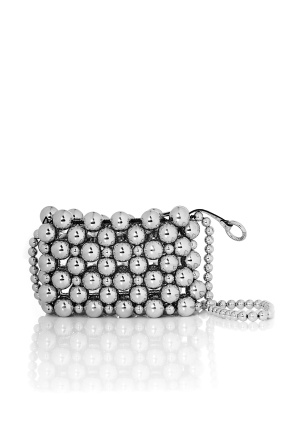 Metallic shoulder bag