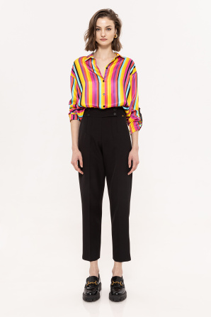 High waisted slim pants