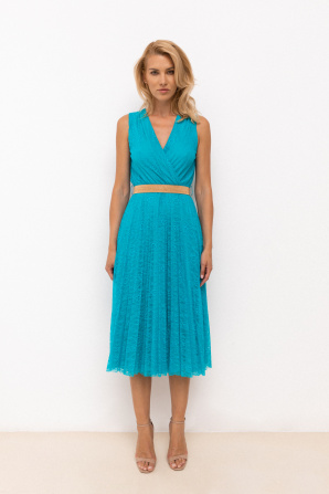 V-neck lace dress