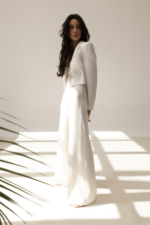 High waisted palazzo pants