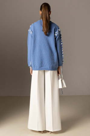 Oversized knit sweater