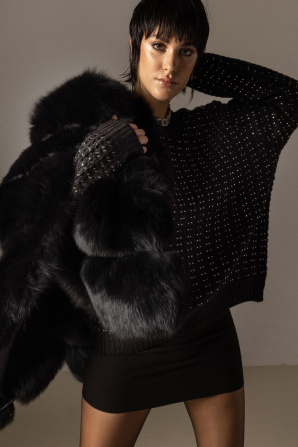 Embellished sweater
