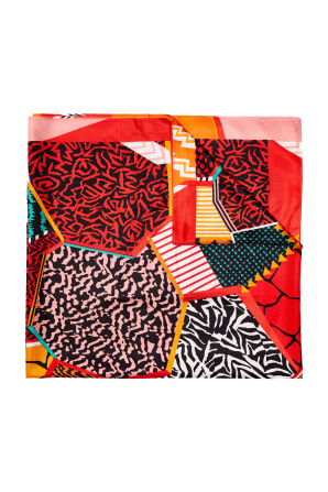 Satin effect viscose scarf