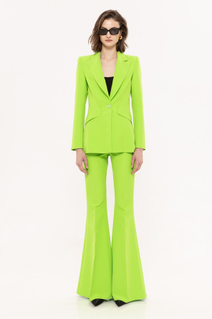 Single-breasted slim blazer