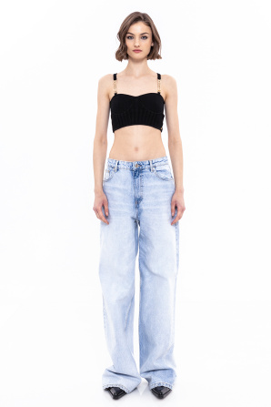 Knitted crop top