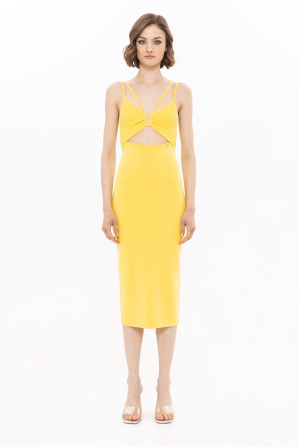 Knitted midi dress