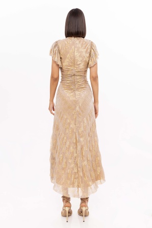 Embellished midi dress