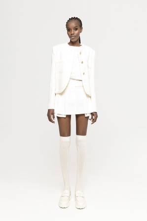 Bouclé suit jacket