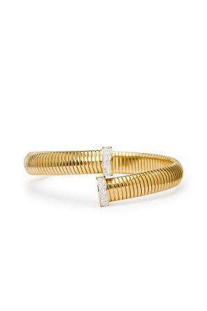 Crystal-embellished cuff bracelet