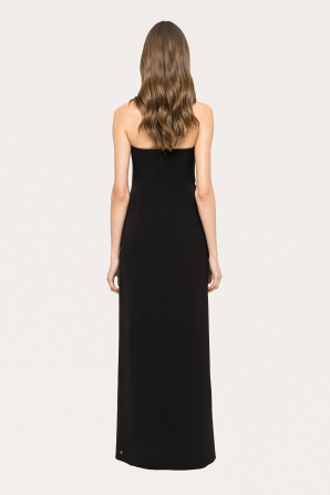 Crystal-embellished maxi dress