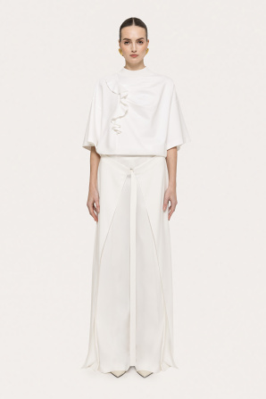 Oversized viscose top