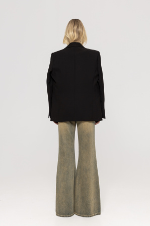 High-rise flared jeans