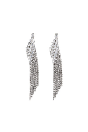 Cubic zirconia drop earrings