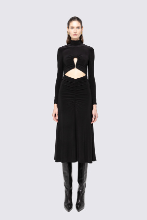 Cut-out midi dress